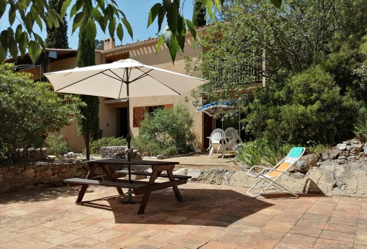 T2 36 M2, Rdc De Villa, Clim, Gd Jardin Clos, Animx Ok, Quartier Mt Faron Tres Calme, Wifi, Parking Tolón Exterior foto